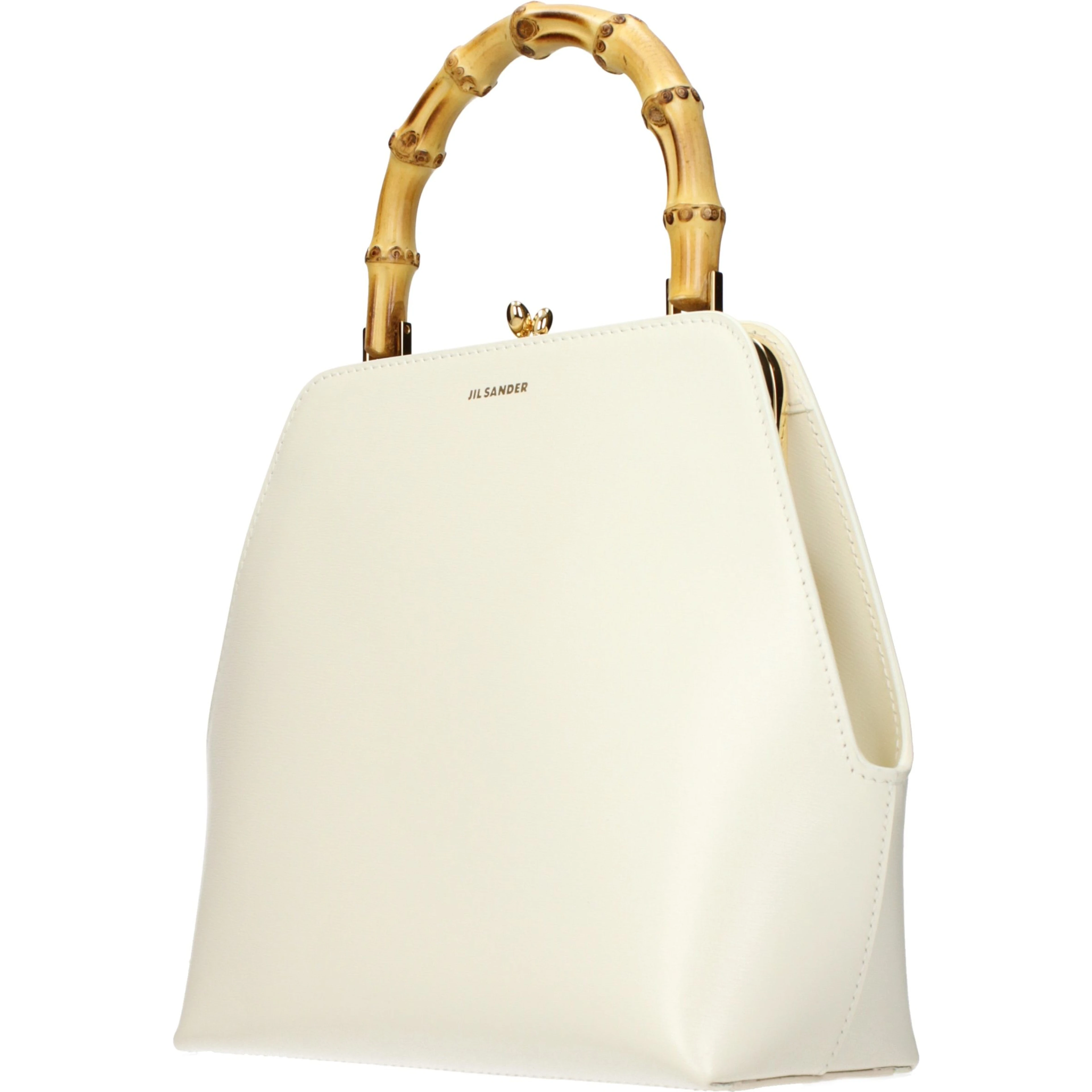 Beige Leather Handbag