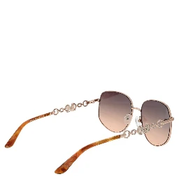 Rose Gold Metal Sunglasses