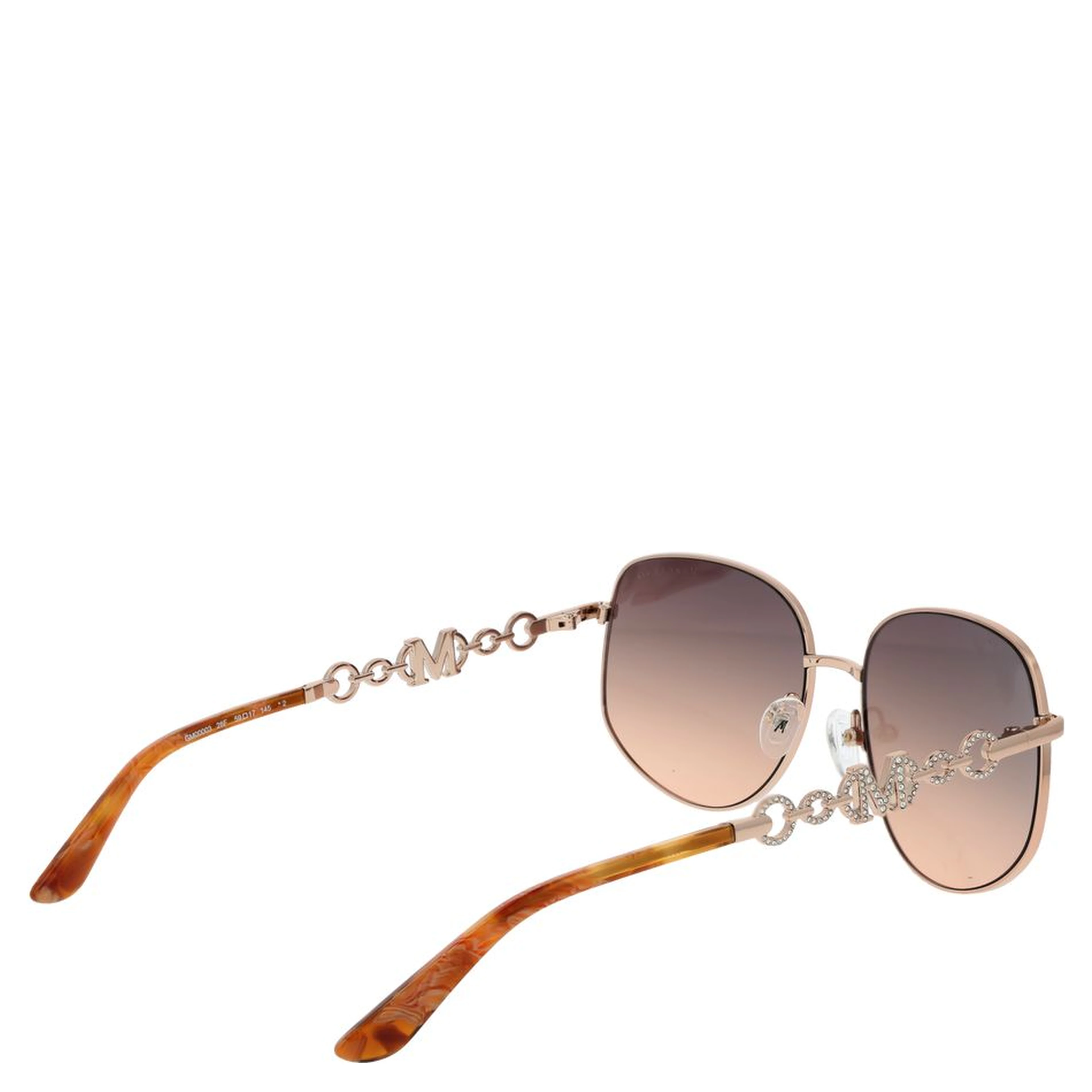 Rose Gold Metal Sunglasses