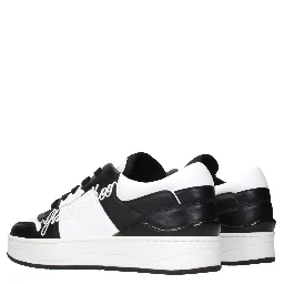 Black Leather Sneakers