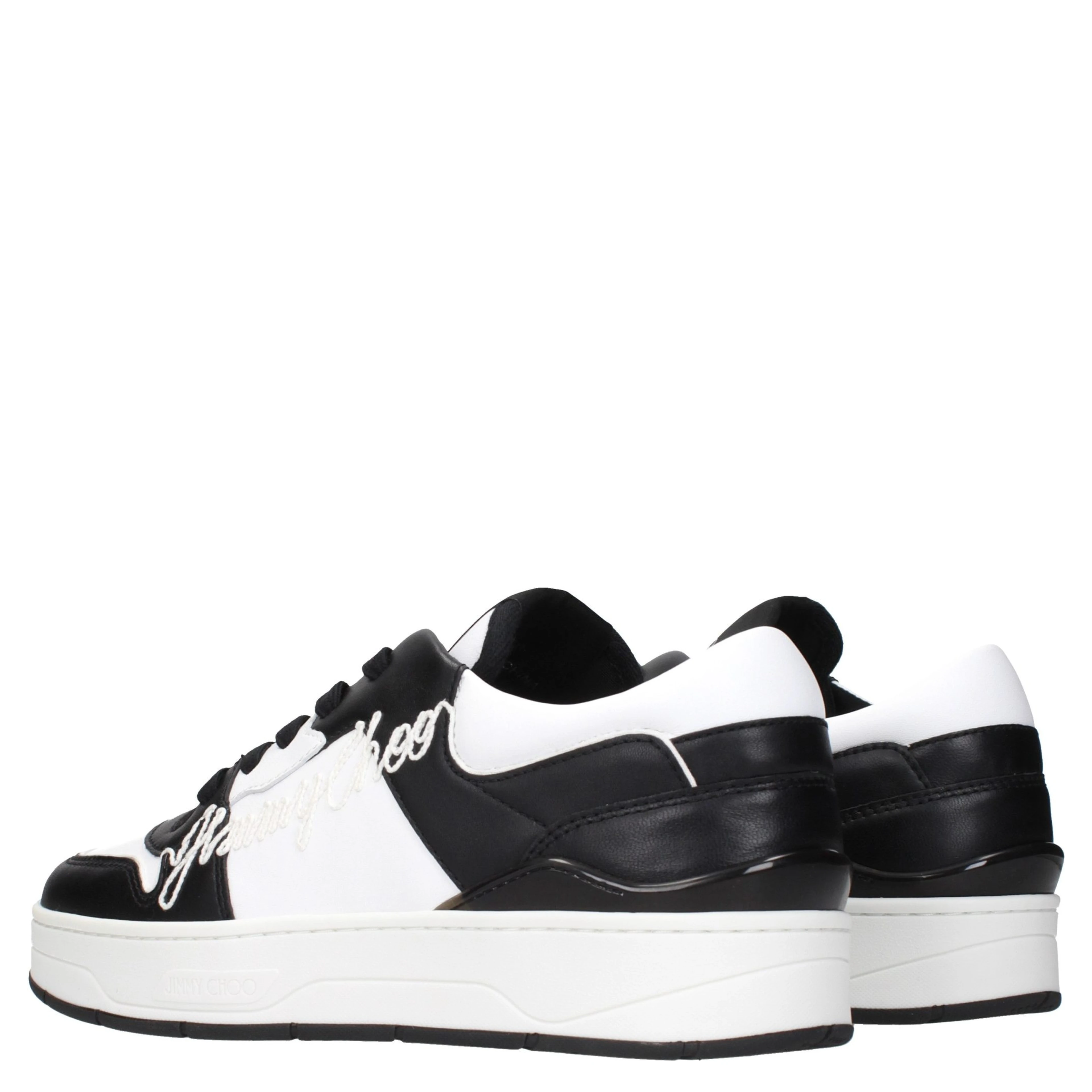 Black Leather Sneakers