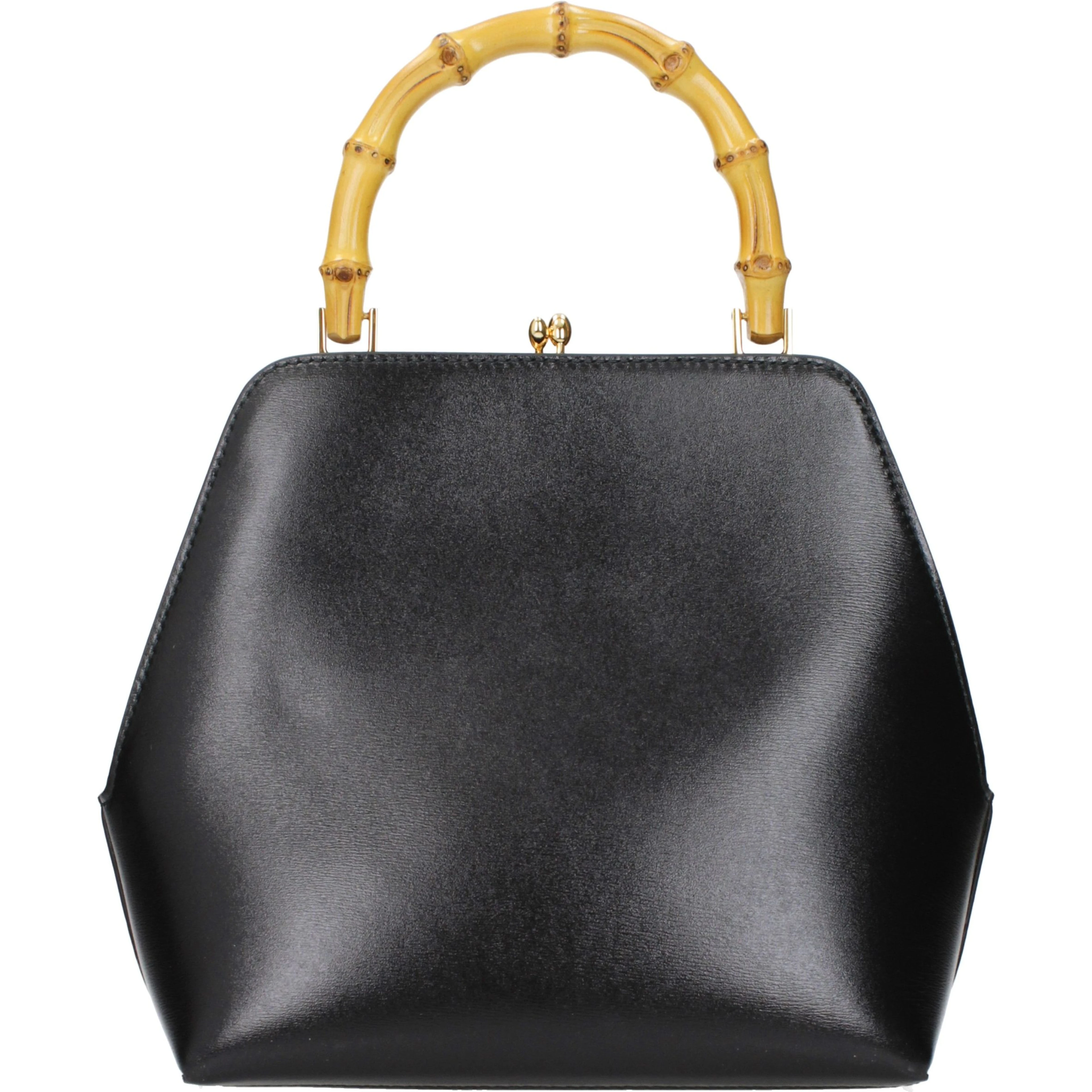 Black Leather Handbag