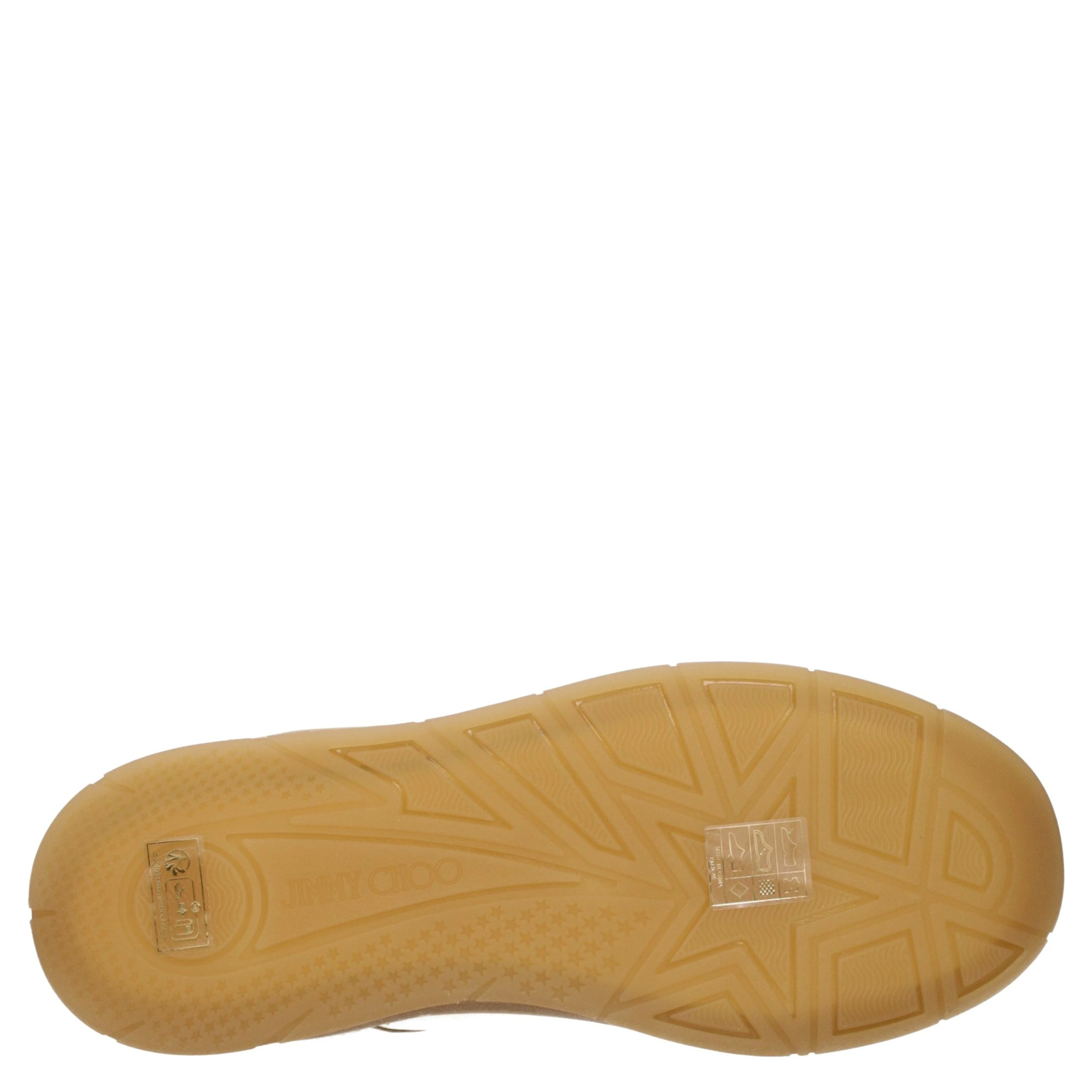 Beige Leather Low Top Sneakers