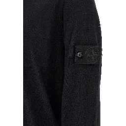 Black Virgin Wool Cardigan
