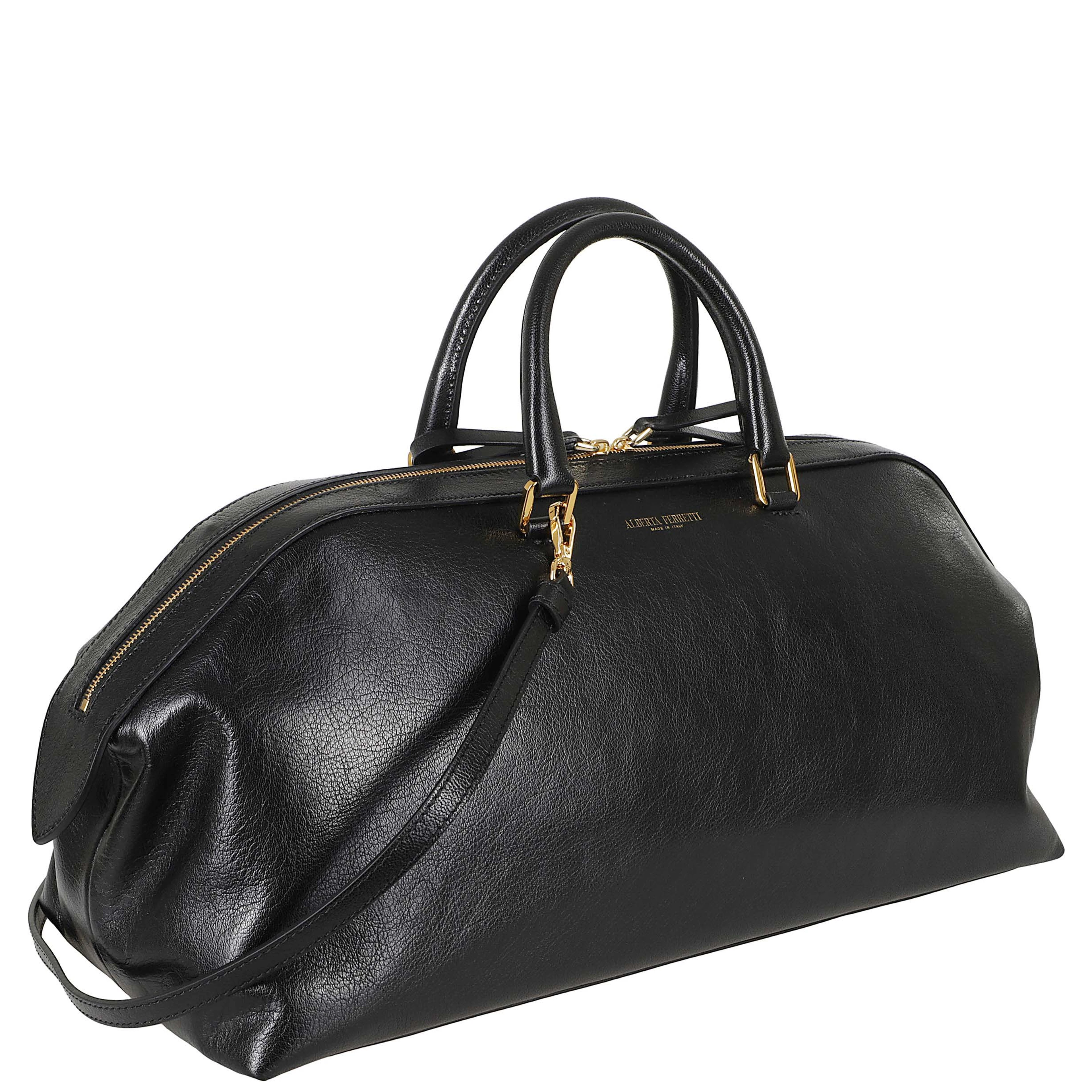 BORSA CON MANICI CAPRA