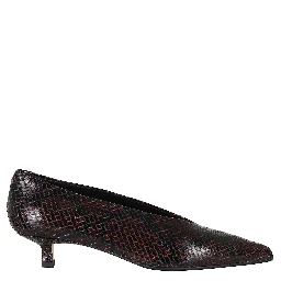 CLARA SNAKE PRINT CALF LEATHER
