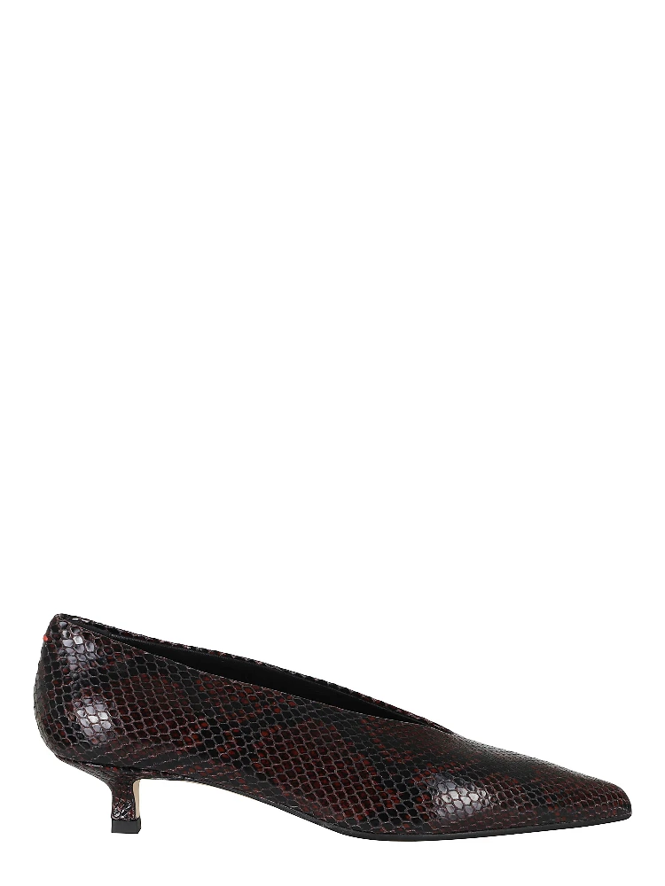 CLARA SNAKE PRINT CALF LEATHER