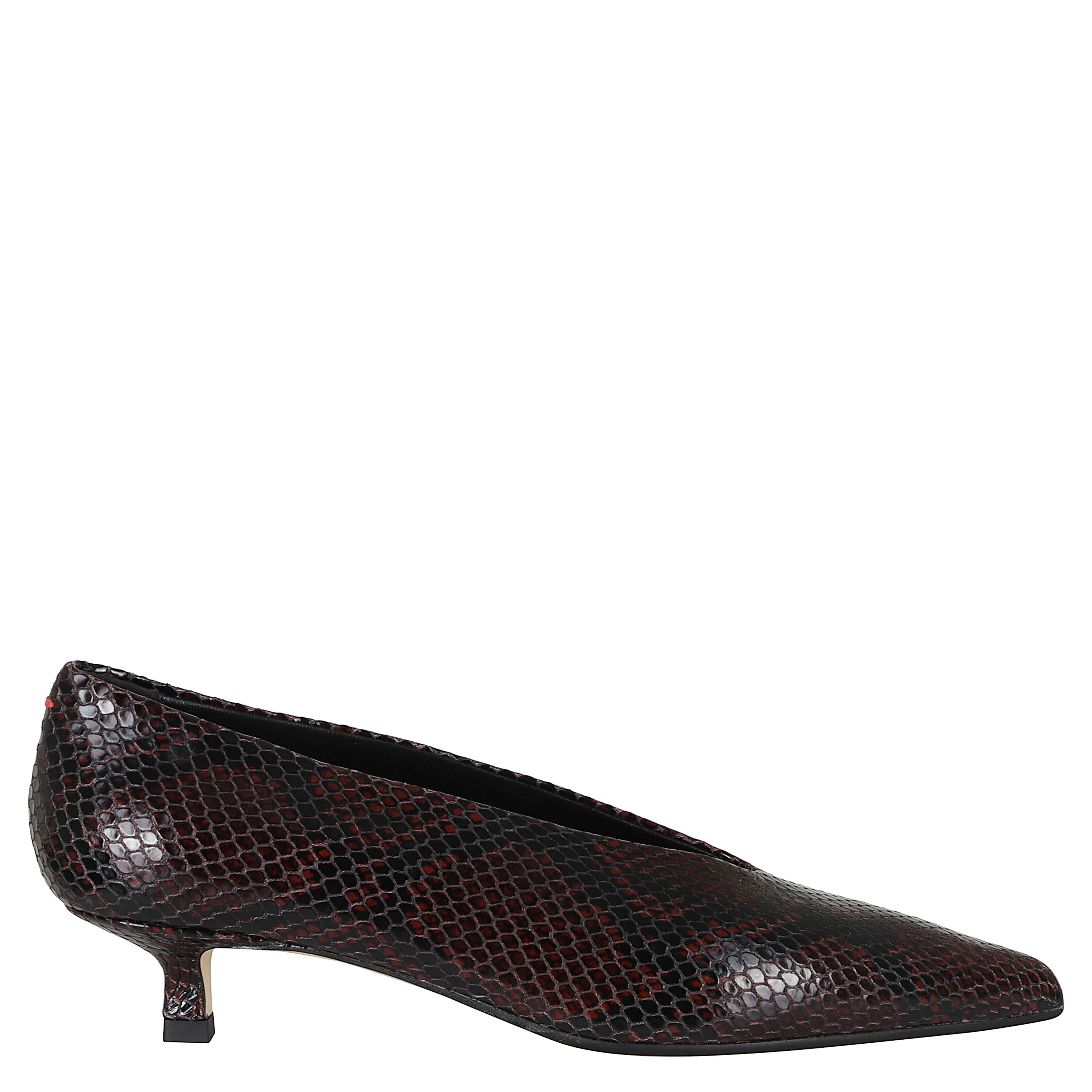 CLARA SNAKE PRINT CALF LEATHER