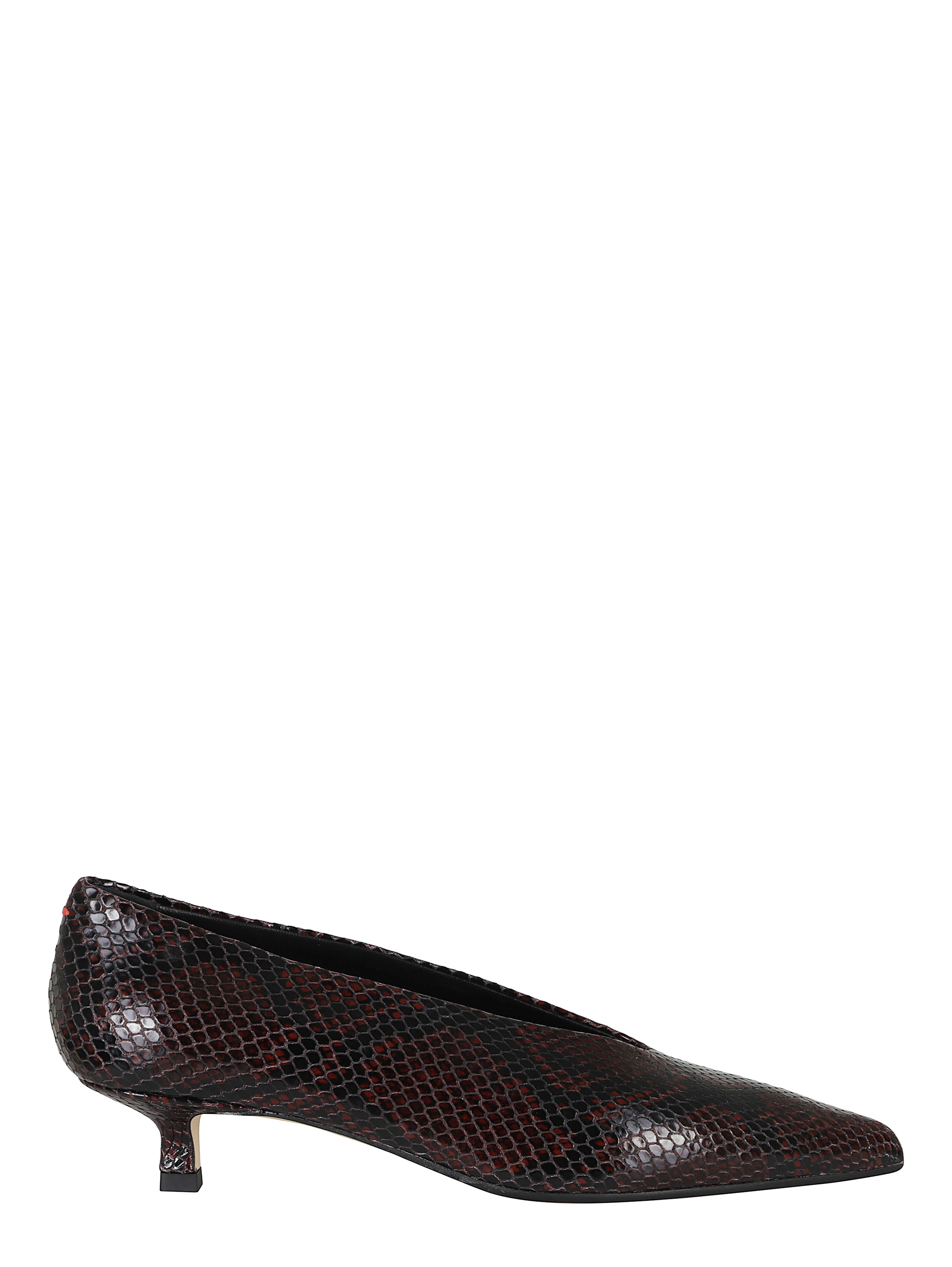 CLARA SNAKE PRINT CALF LEATHER