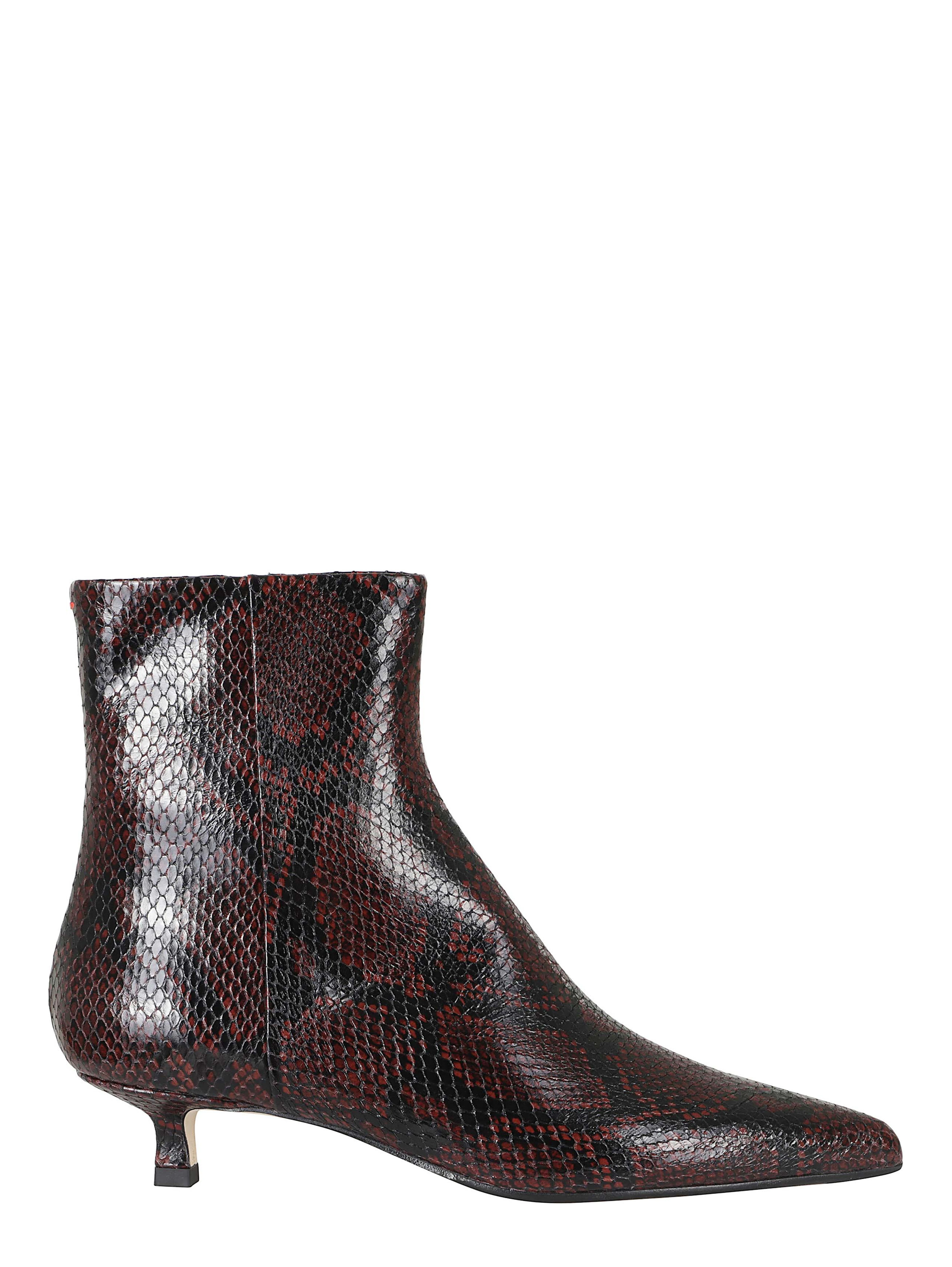 SOFIE SNAKE PRINT CALF LEATHER