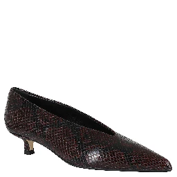 CLARA SNAKE PRINT CALF LEATHER