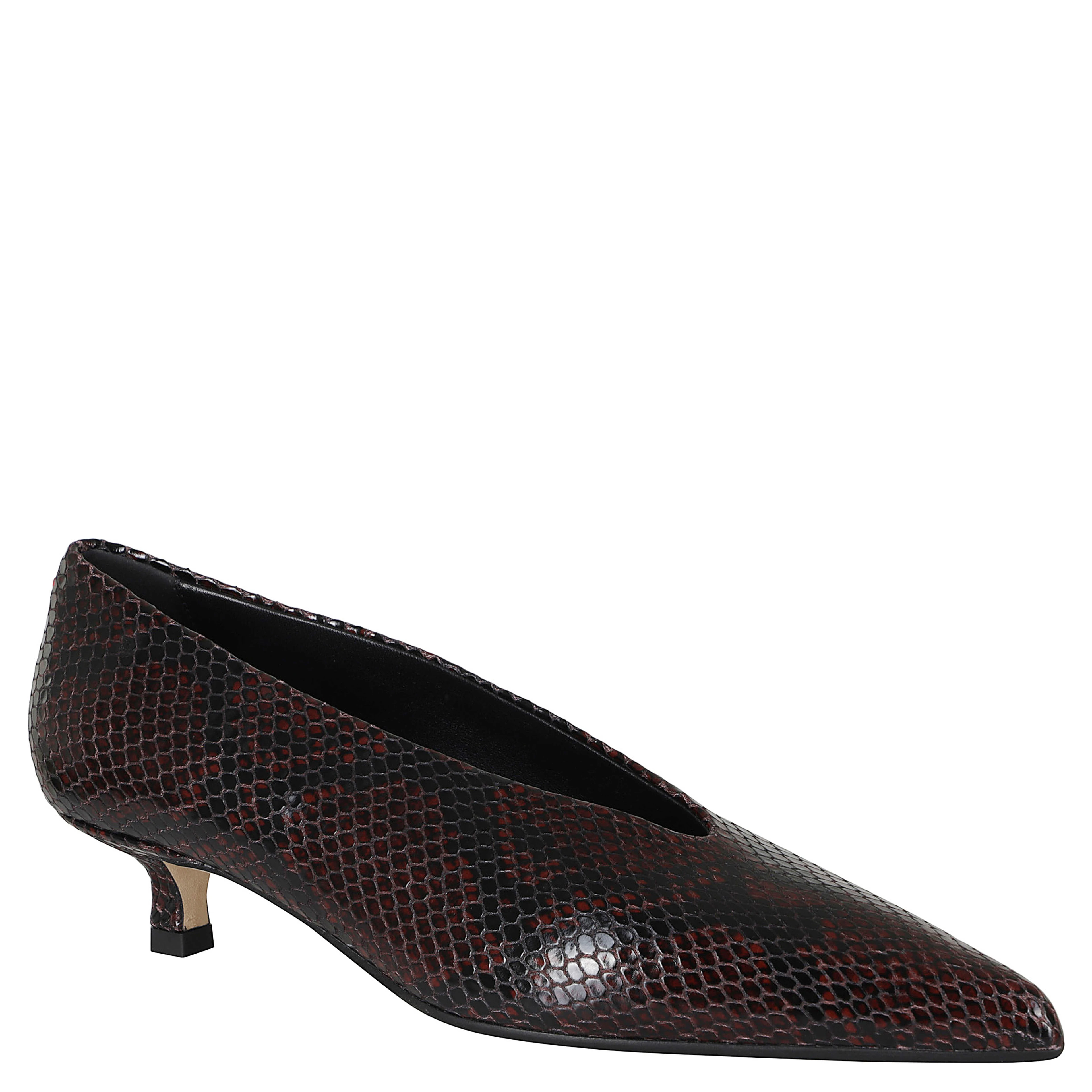 CLARA SNAKE PRINT CALF LEATHER