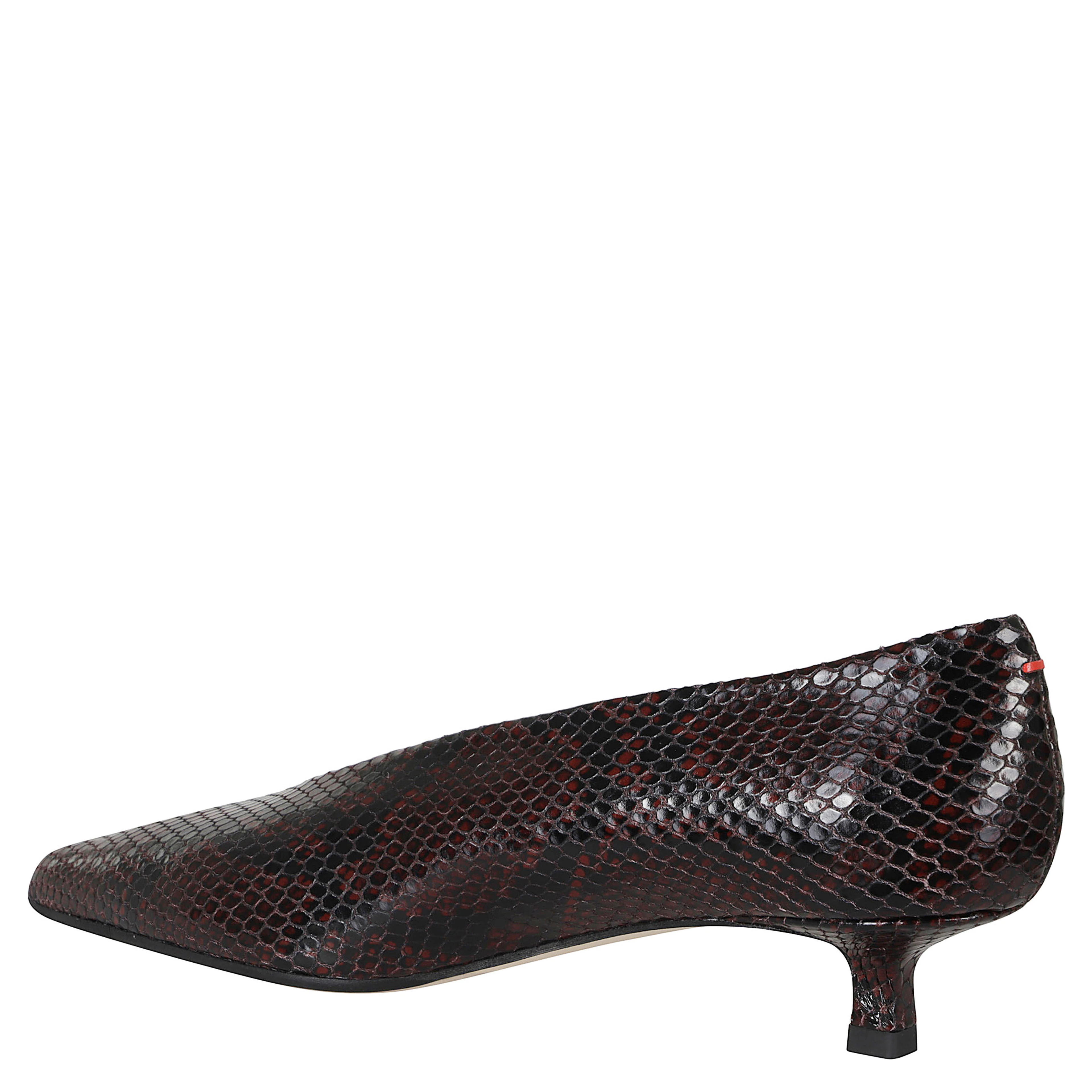 CLARA SNAKE PRINT CALF LEATHER