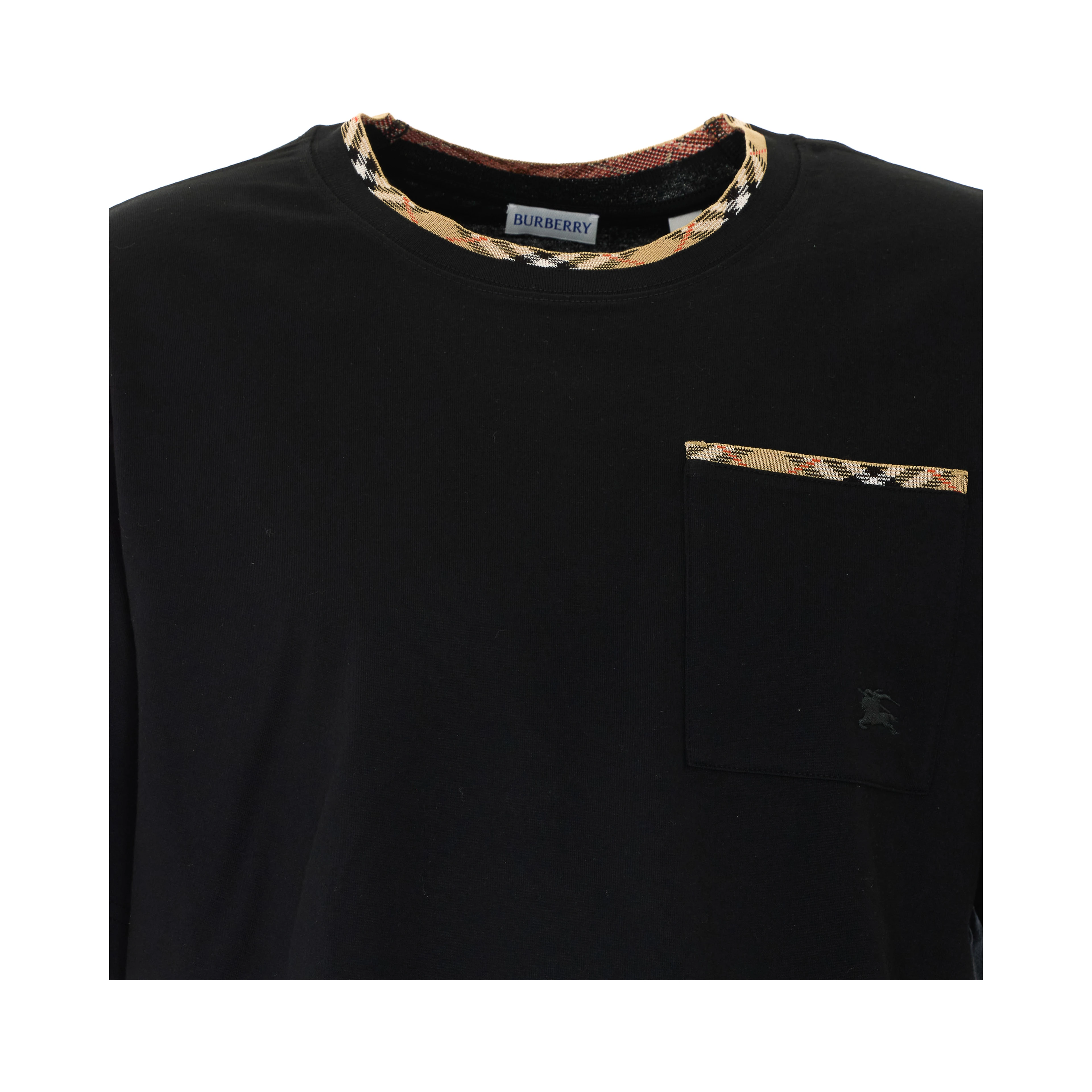 BURBERRY T-shirts and Polos Black