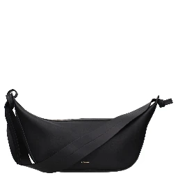 Black Leather Shoulder Bag