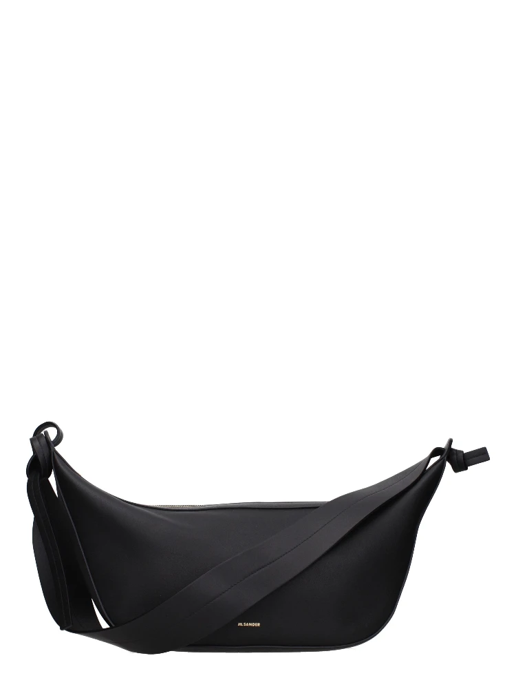 Black Leather Shoulder Bag
