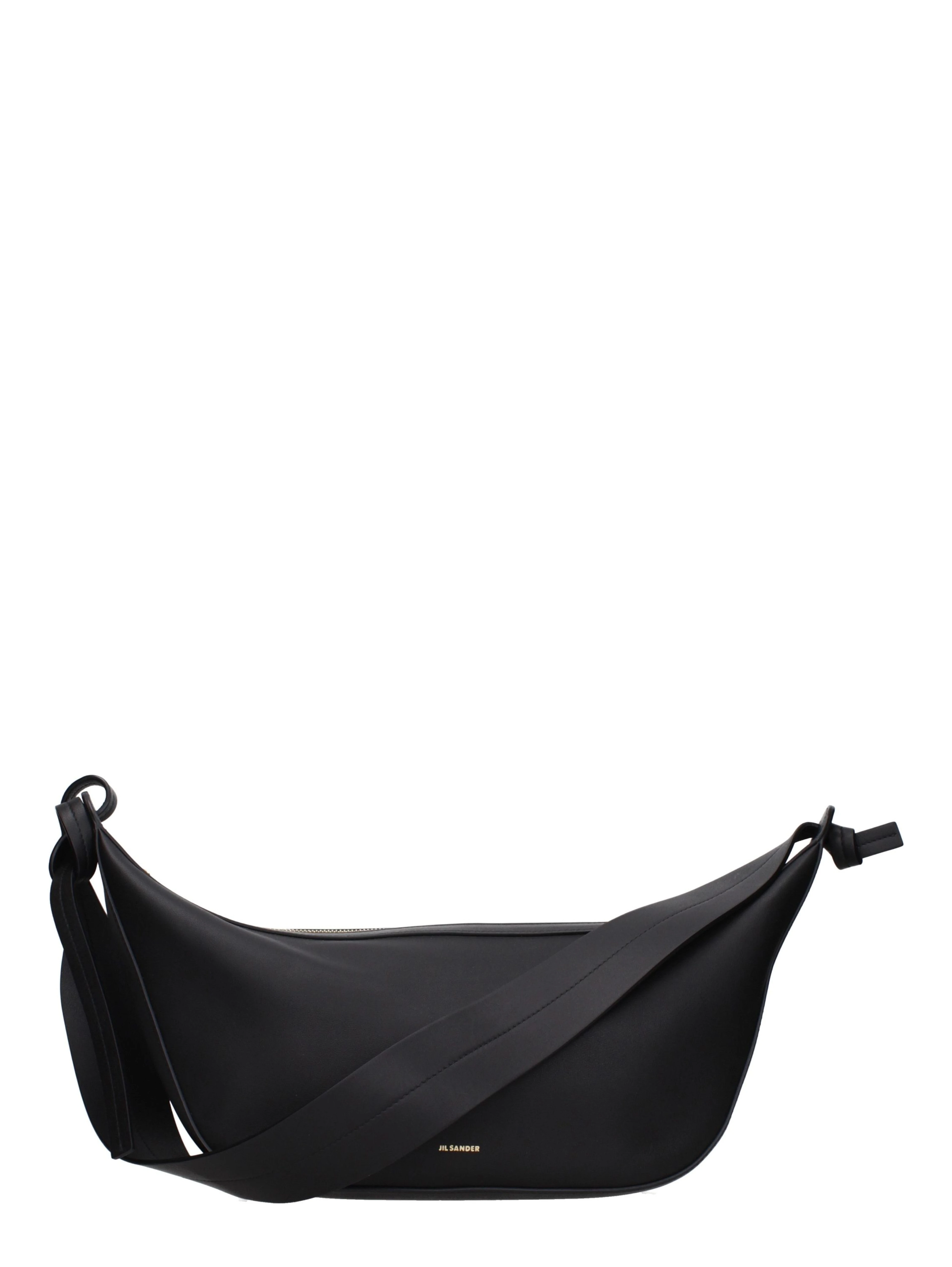 Black Leather Shoulder Bag