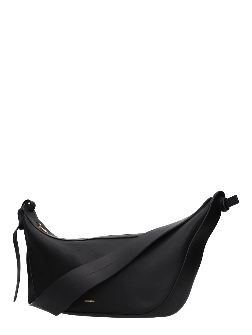 Black Leather Shoulder Bag