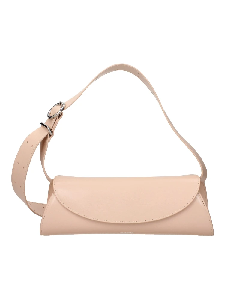 Pink Leather Crossbody Bag