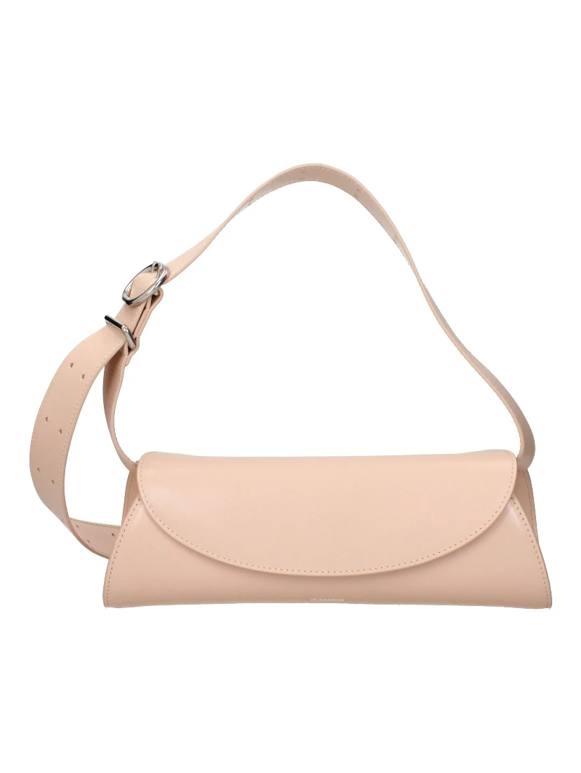 Pink Leather Crossbody Bag