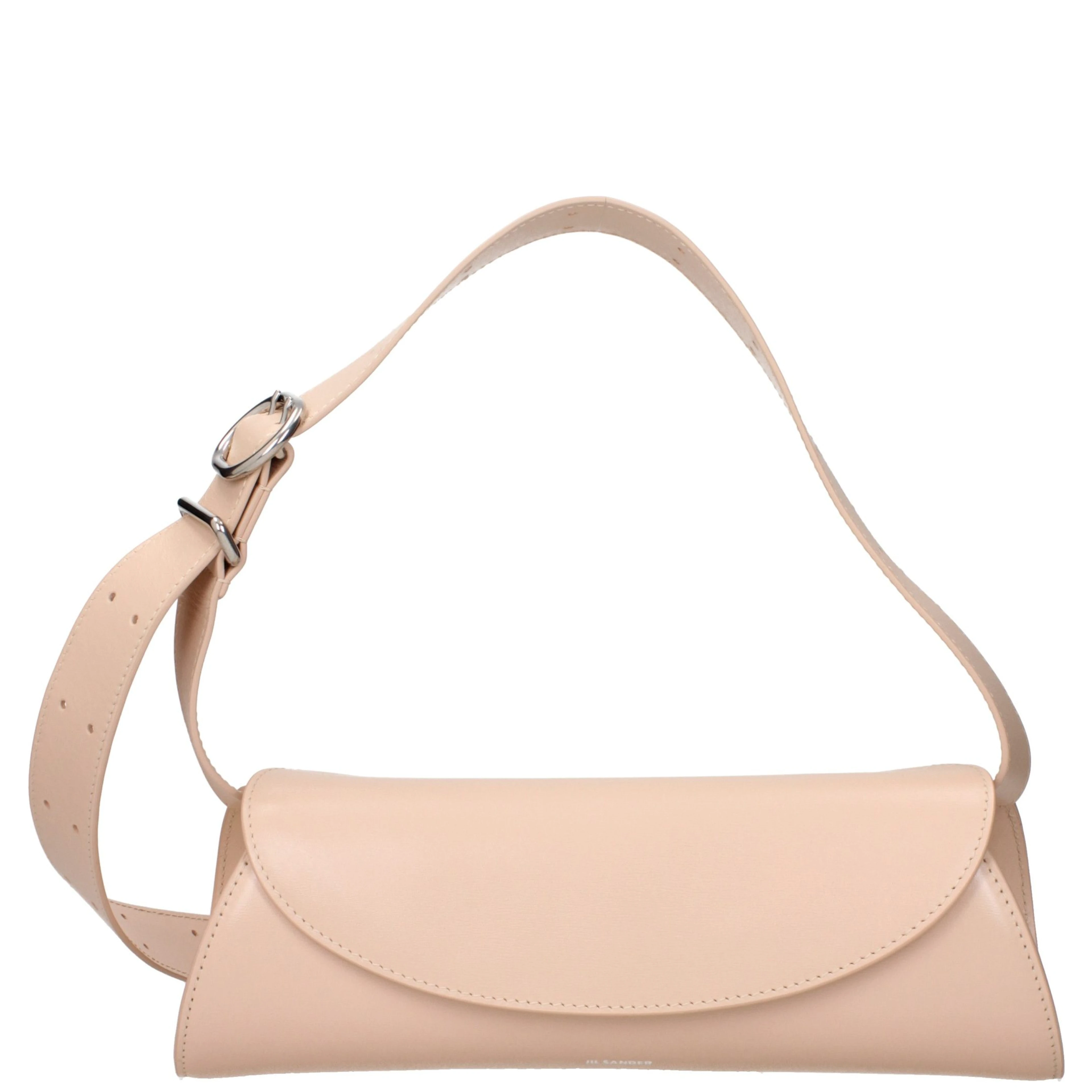 Pink Leather Crossbody Bag