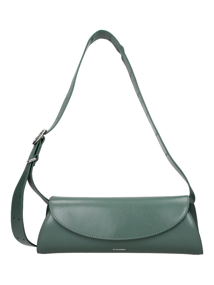 Green Leather Crossbody Bag