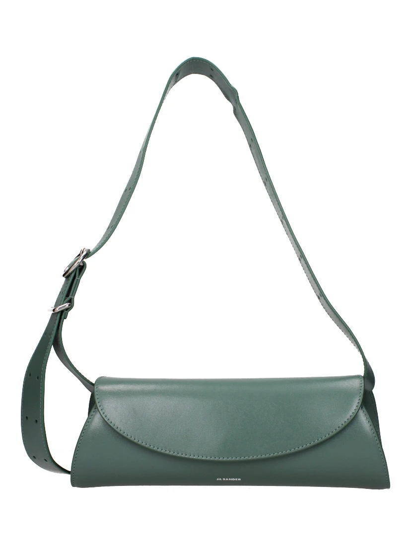 Green Leather Crossbody Bag