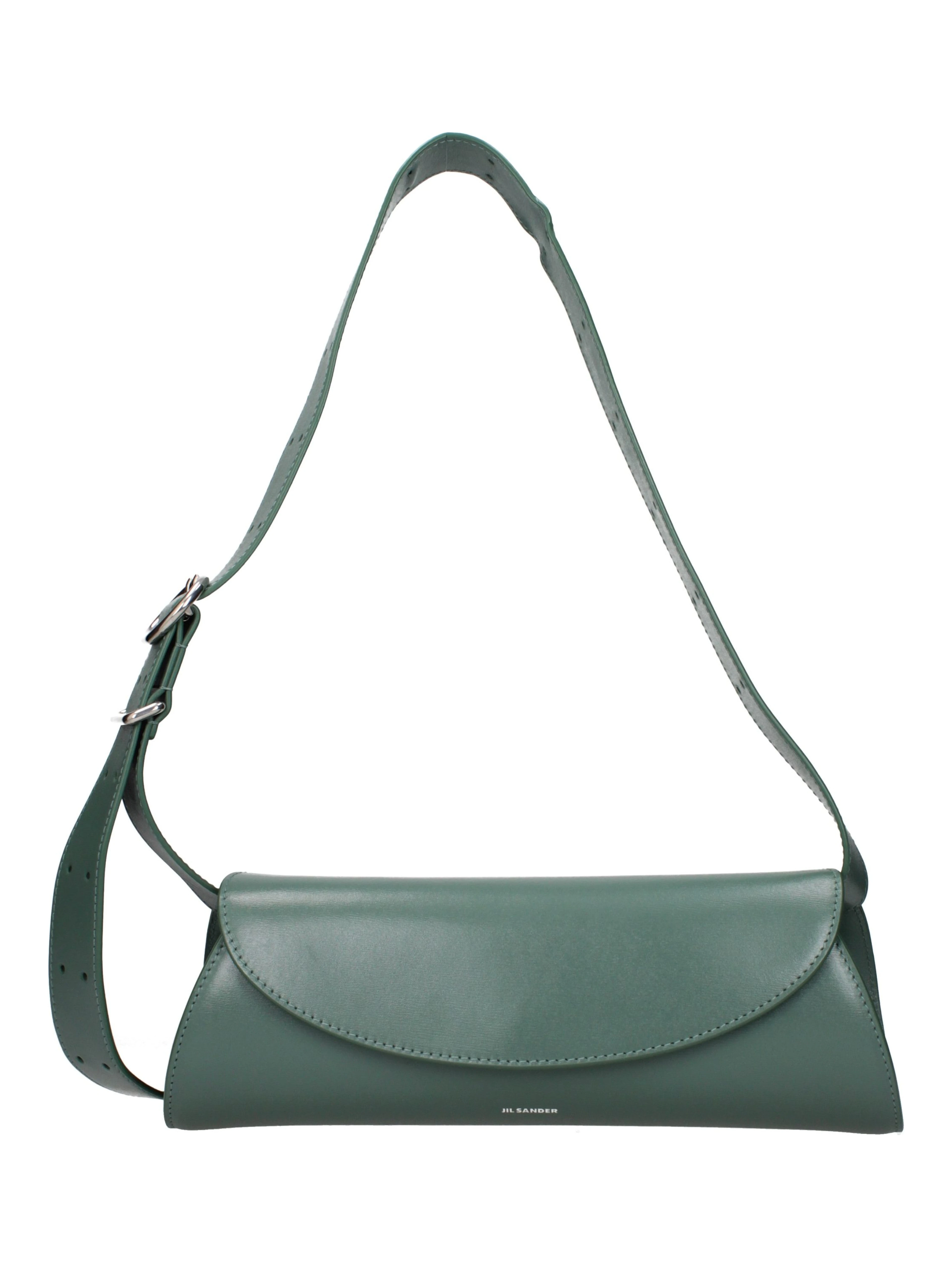 Green Leather Crossbody Bag