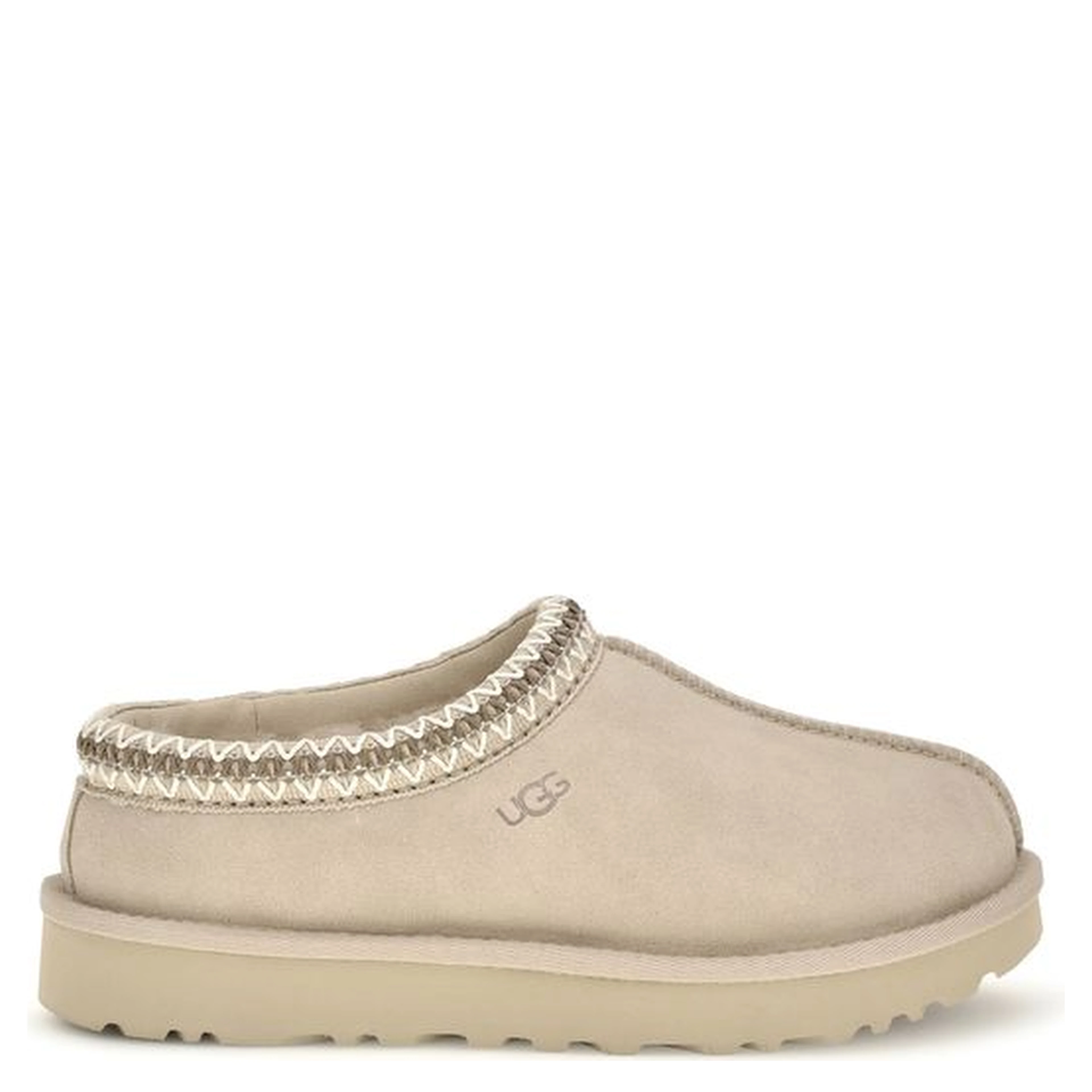 Beige Leather Mules
