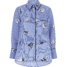 Blue Cotton Blouse