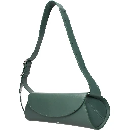 Green Leather Crossbody Bag