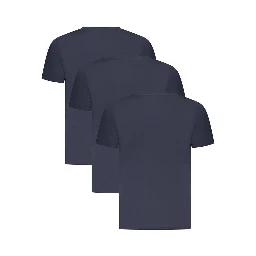 Blue Cotton Mens T-Shirt