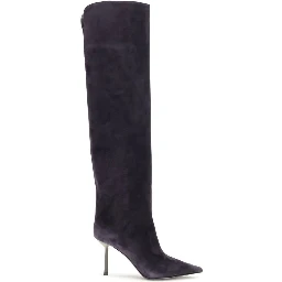 Blue Calf Leather Bos Taurus Over The Knee