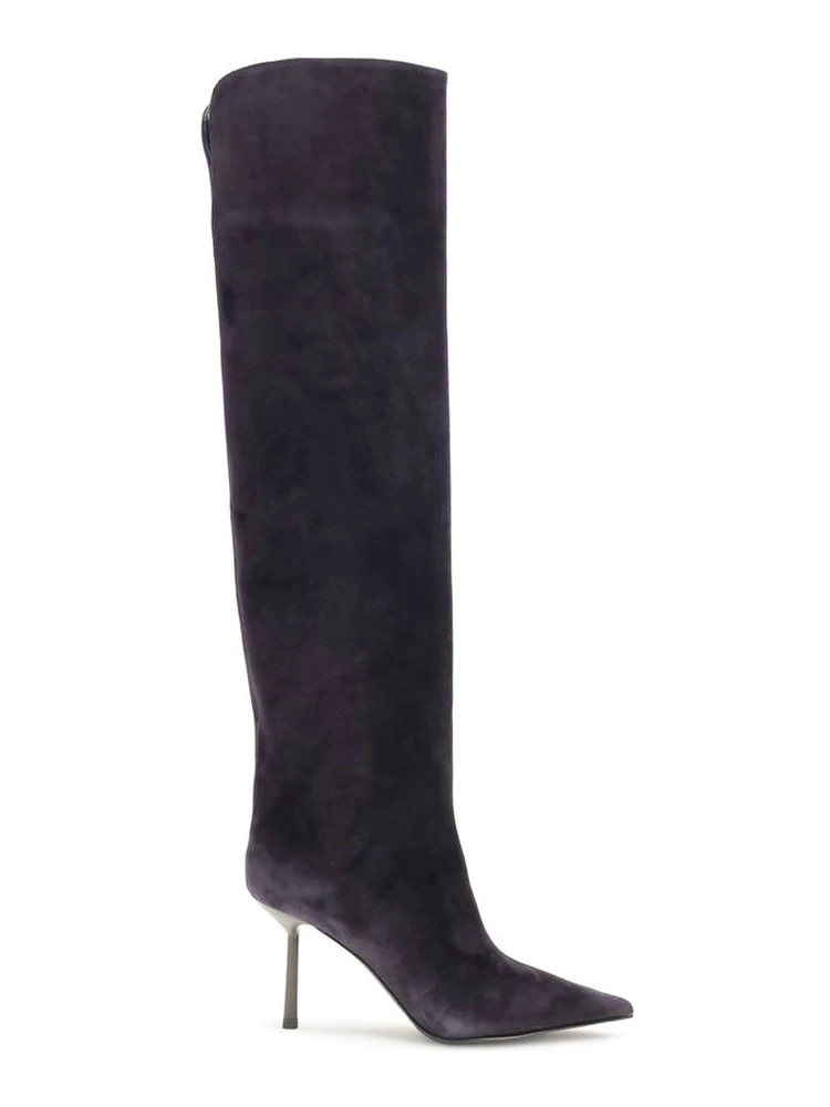 Blue Calf Leather Bos Taurus Over The Knee