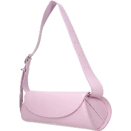 Pink Leather Crossbody Bag