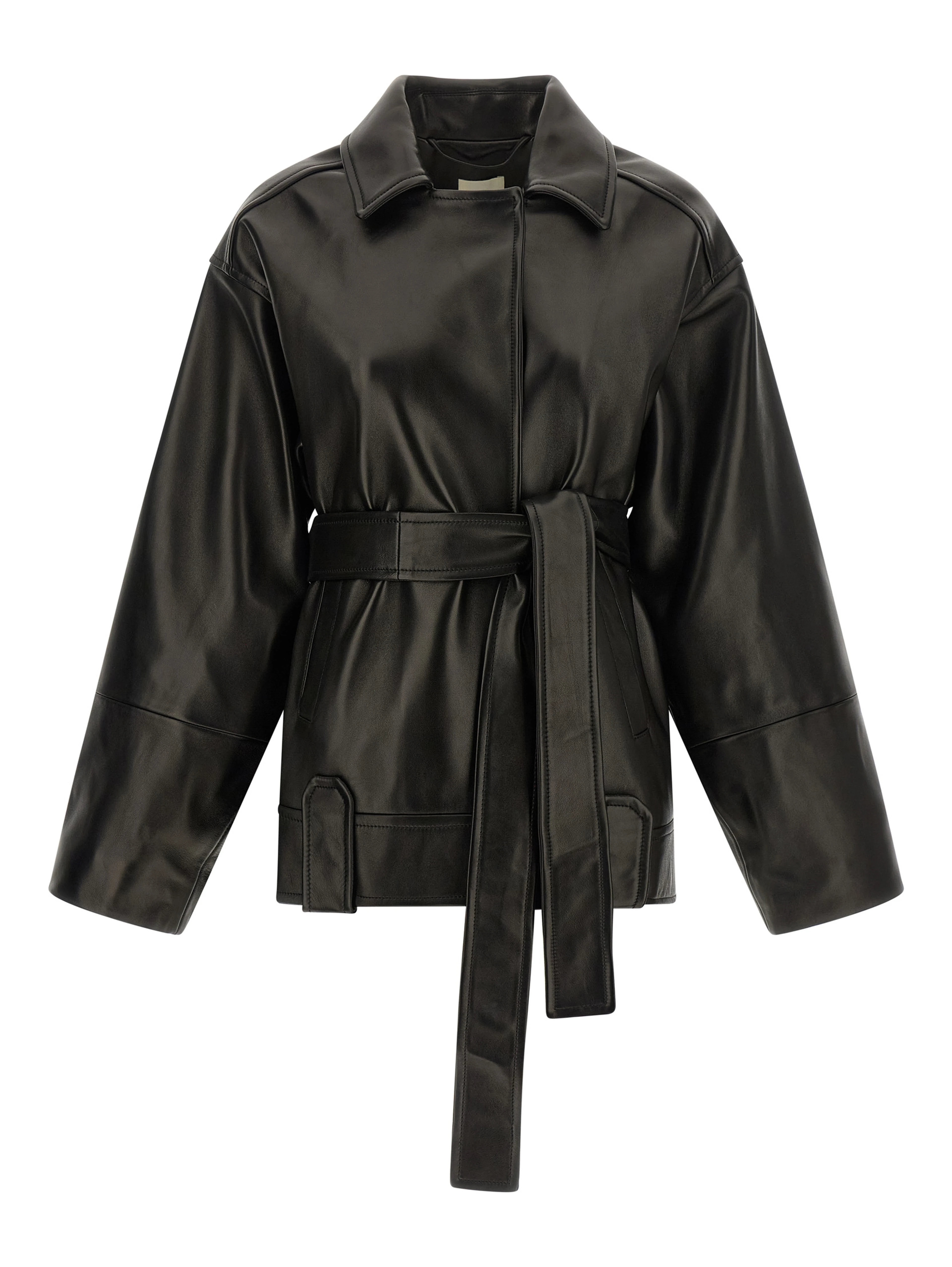 Black Lamb Leather Leather Jacket