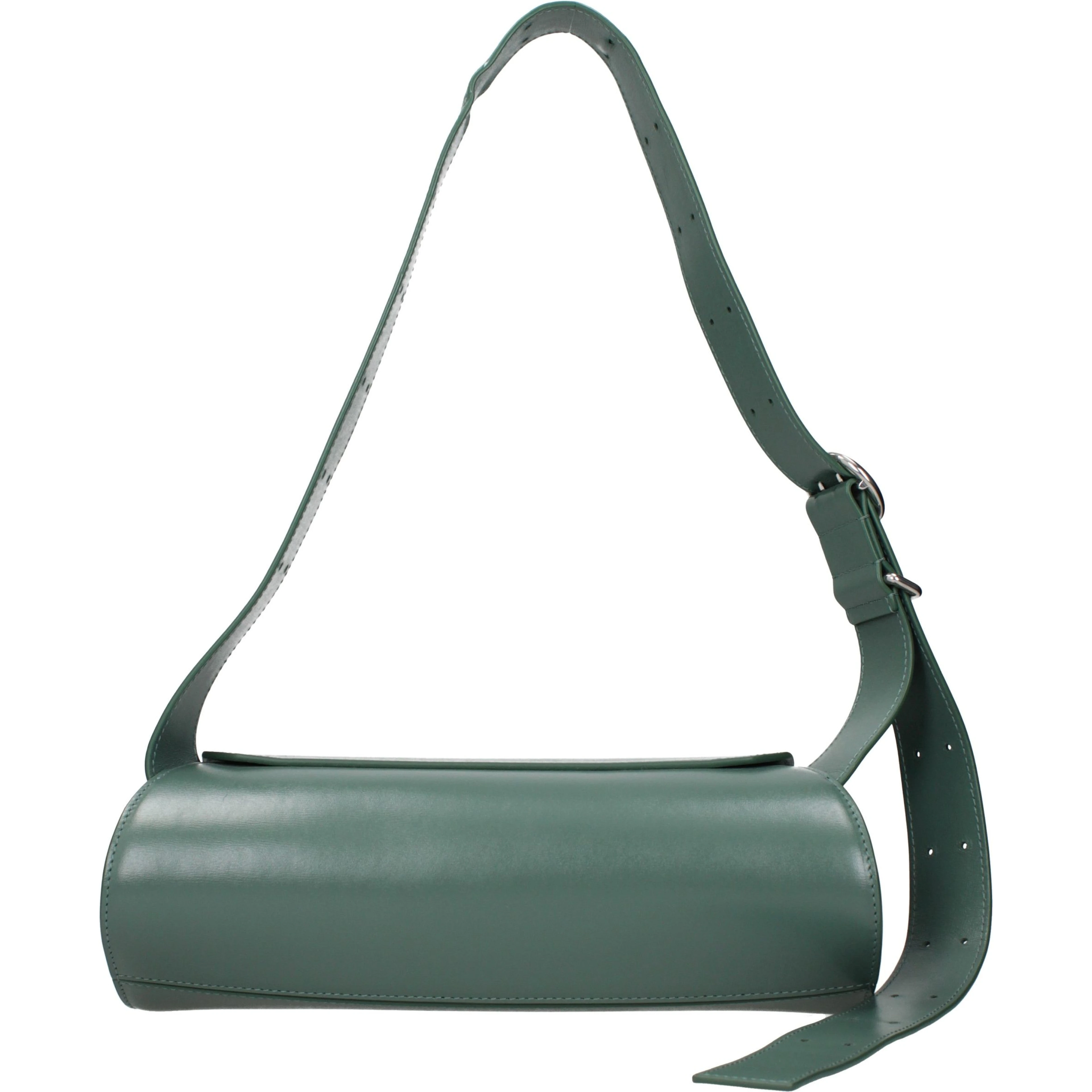 Green Leather Crossbody Bag