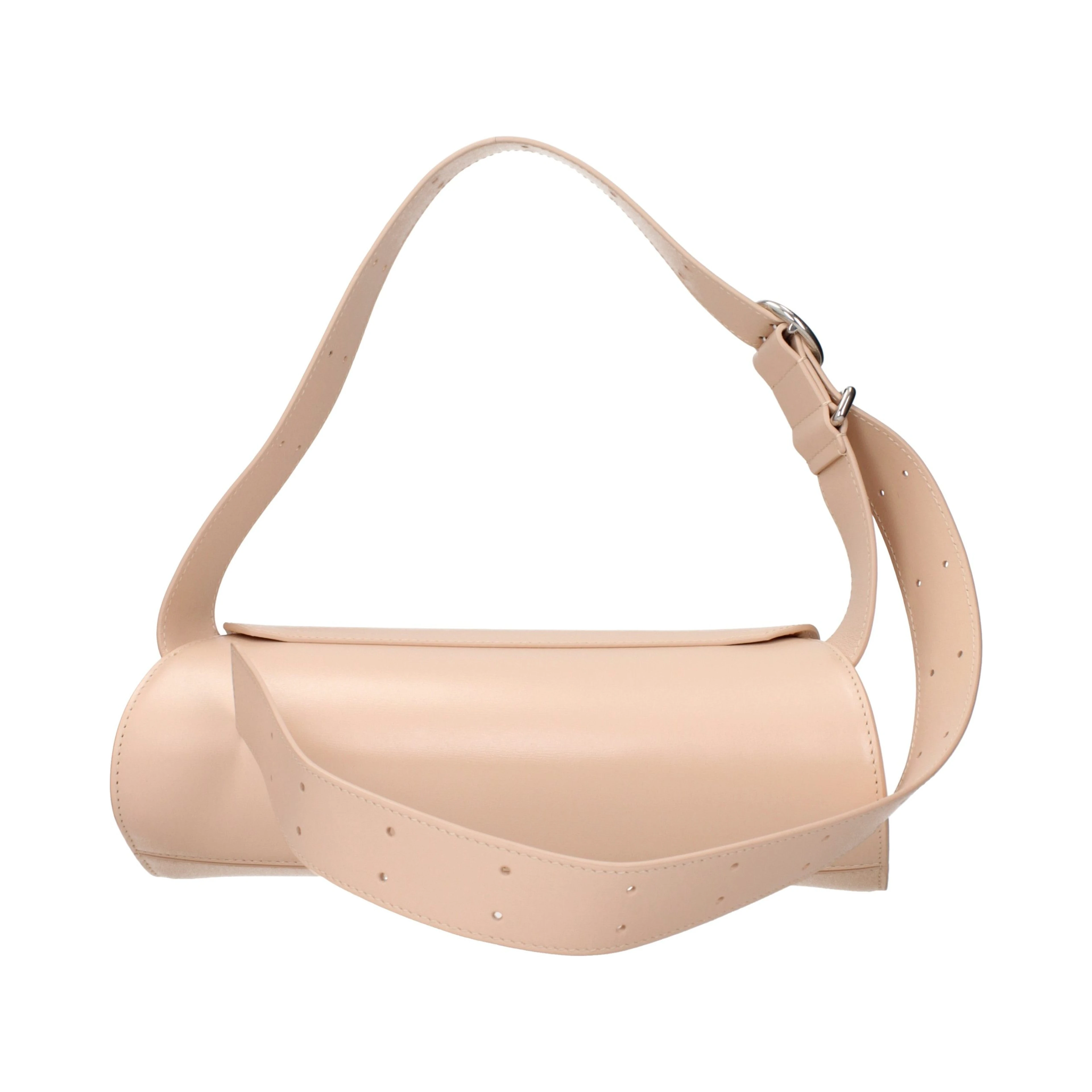 Pink Leather Crossbody Bag