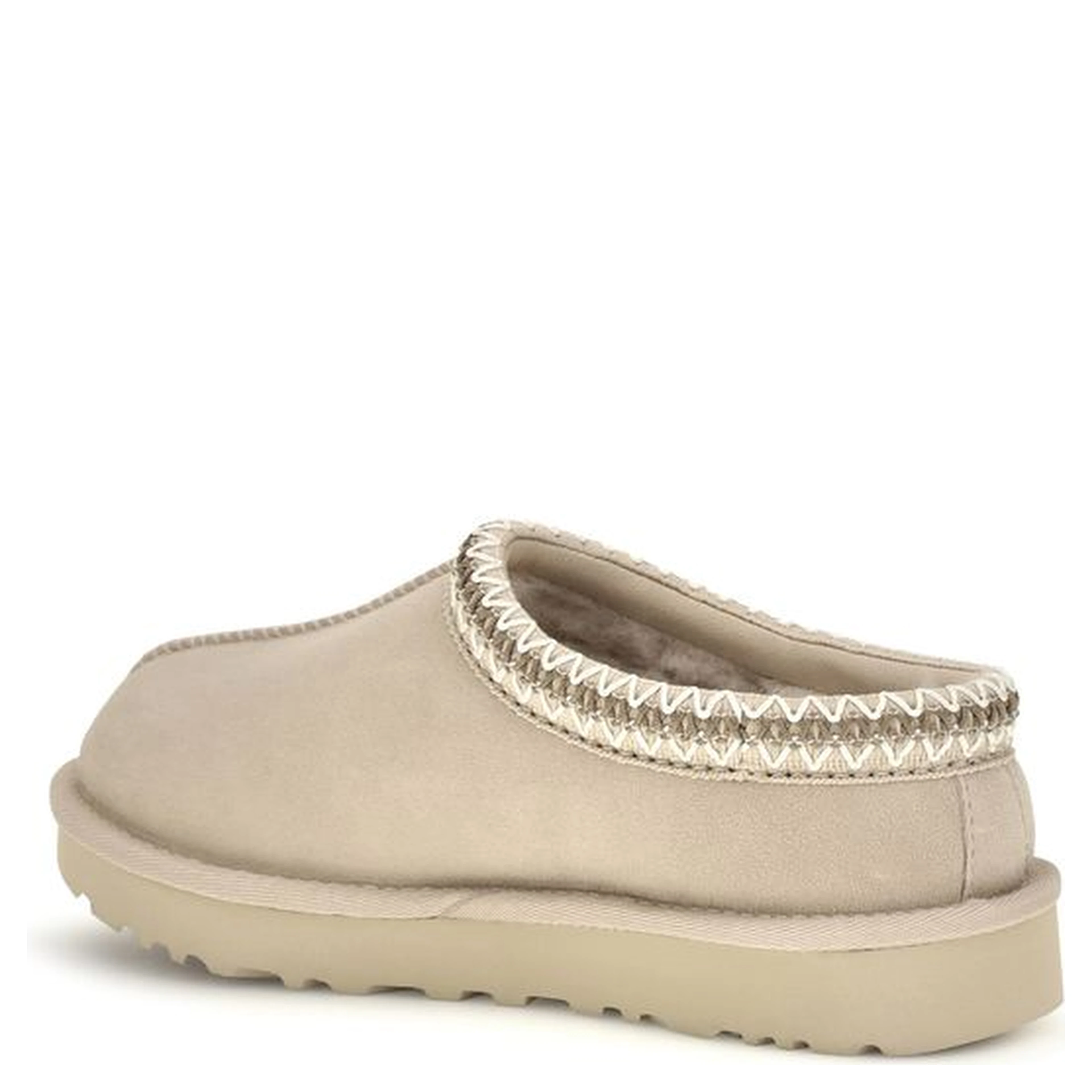 Beige Leather Mules