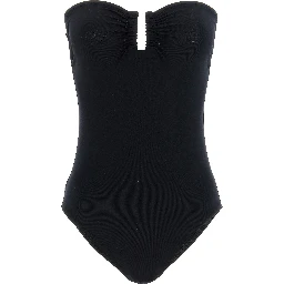 Black Polyamide One-Piece Swimsuit
