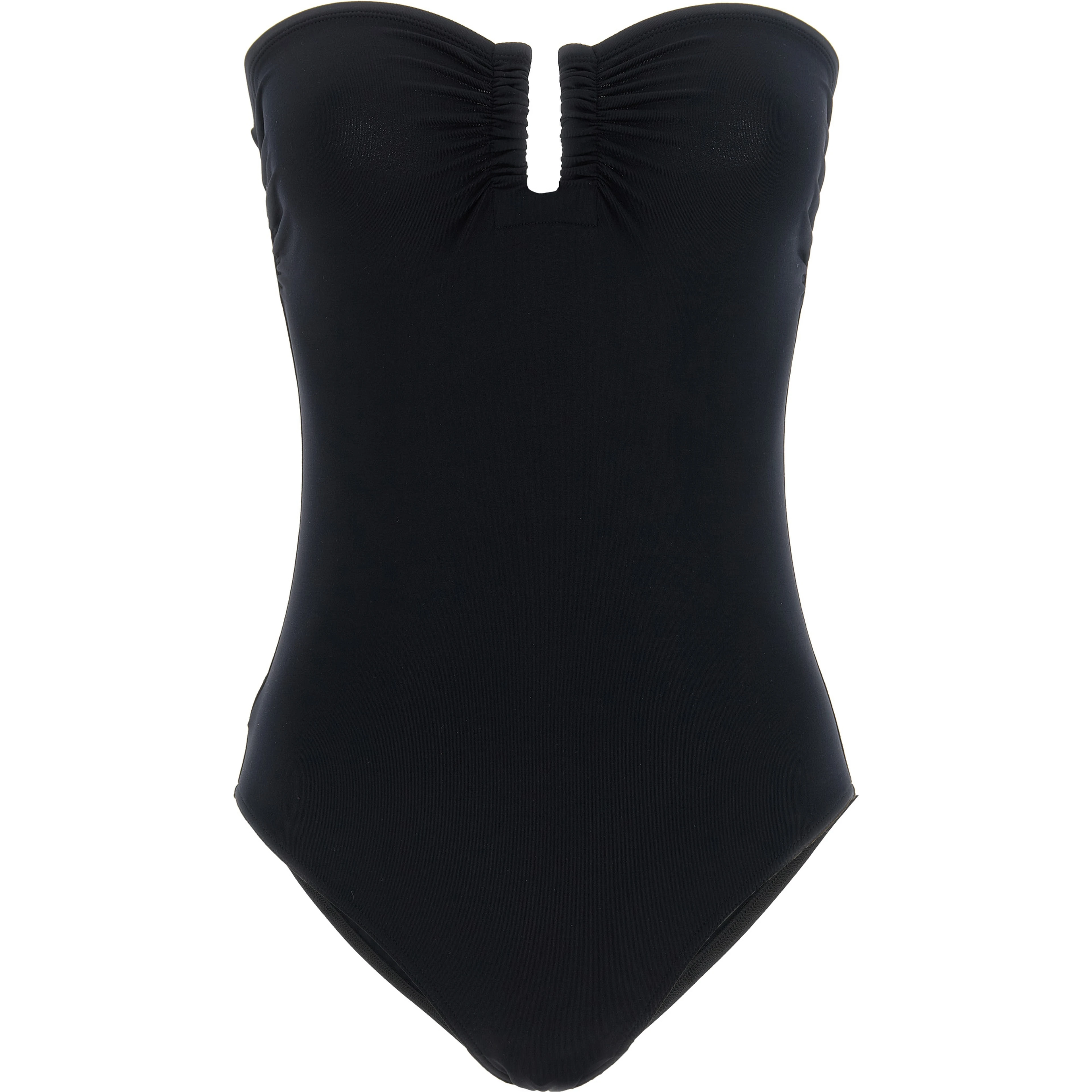 Black Polyamide One-Piece Swimsuit