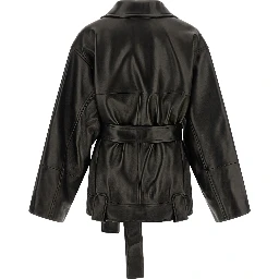 Black Lamb Leather Leather Jacket