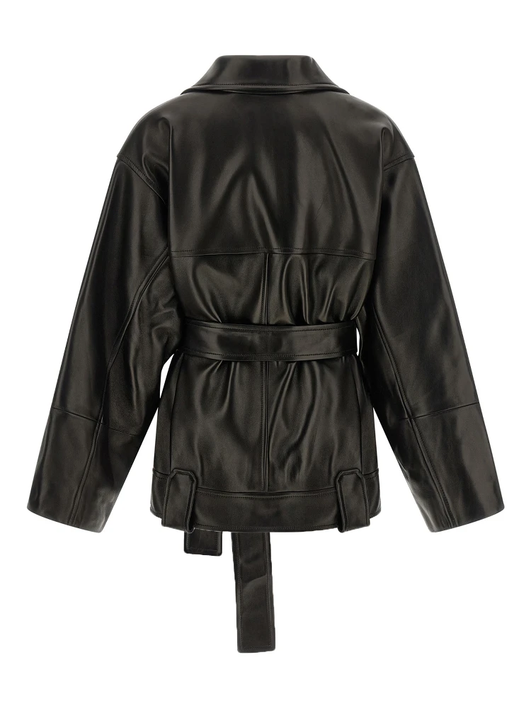 Black Lamb Leather Leather Jacket alternative