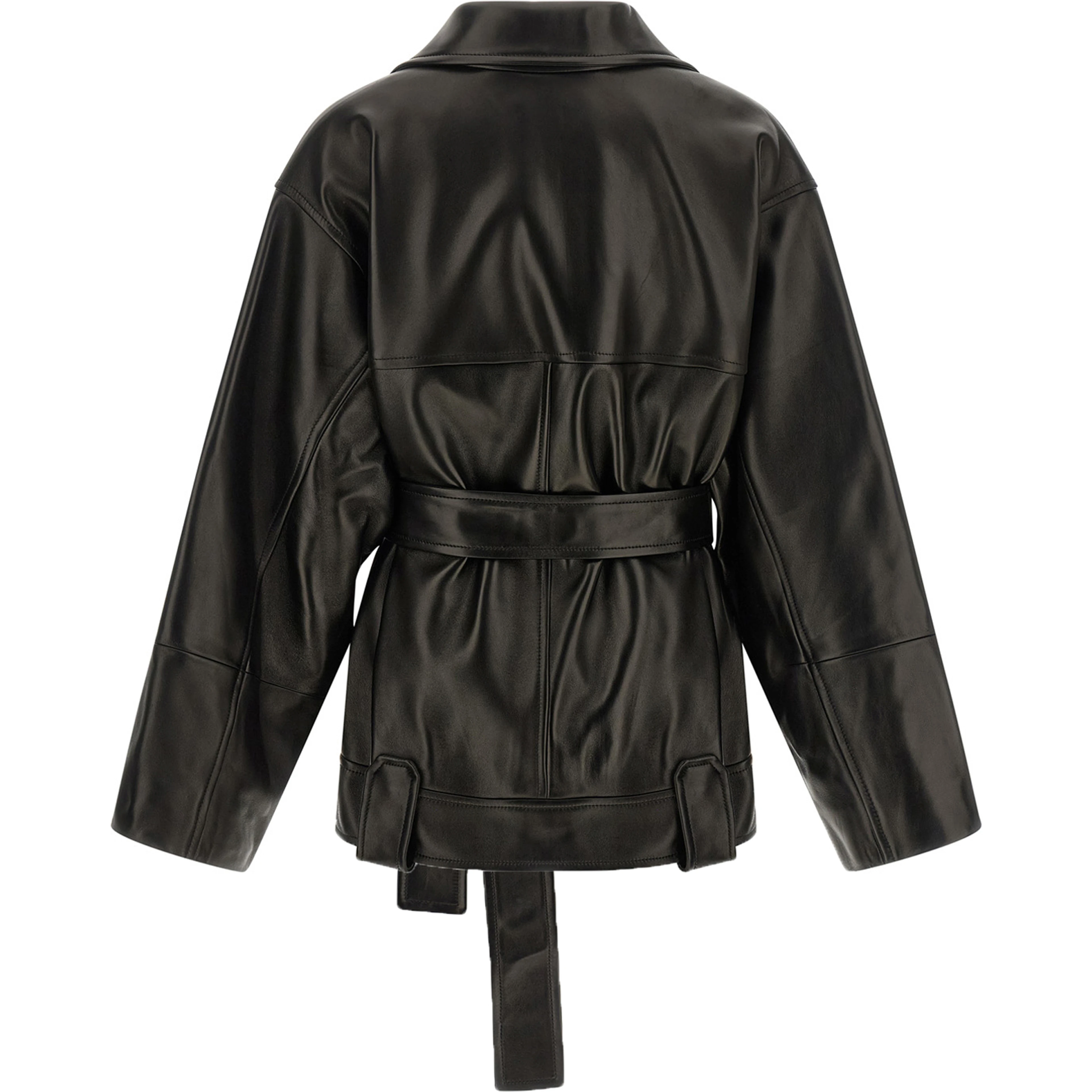 Black Lamb Leather Leather Jacket