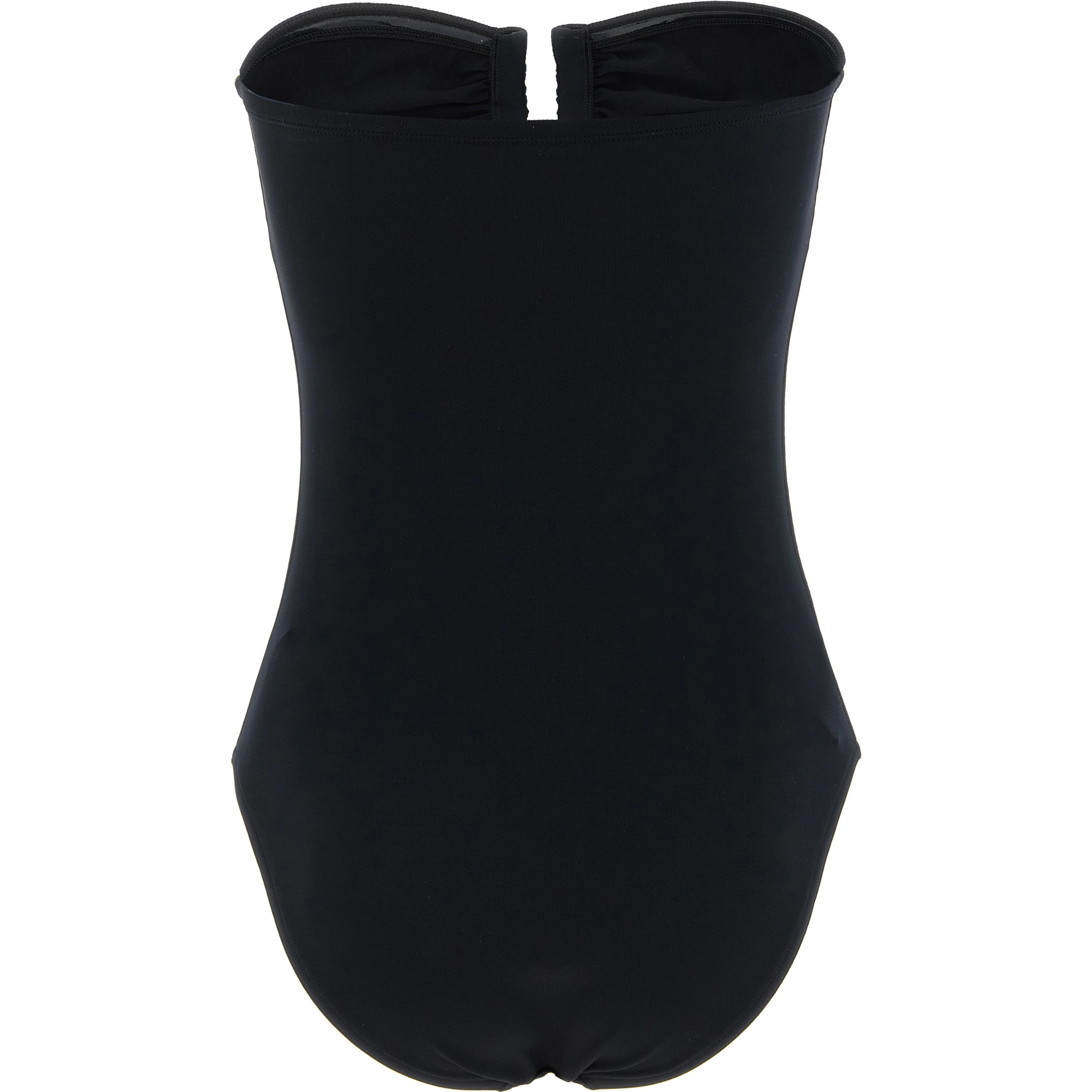 Black Polyamide One-Piece Swimsuit