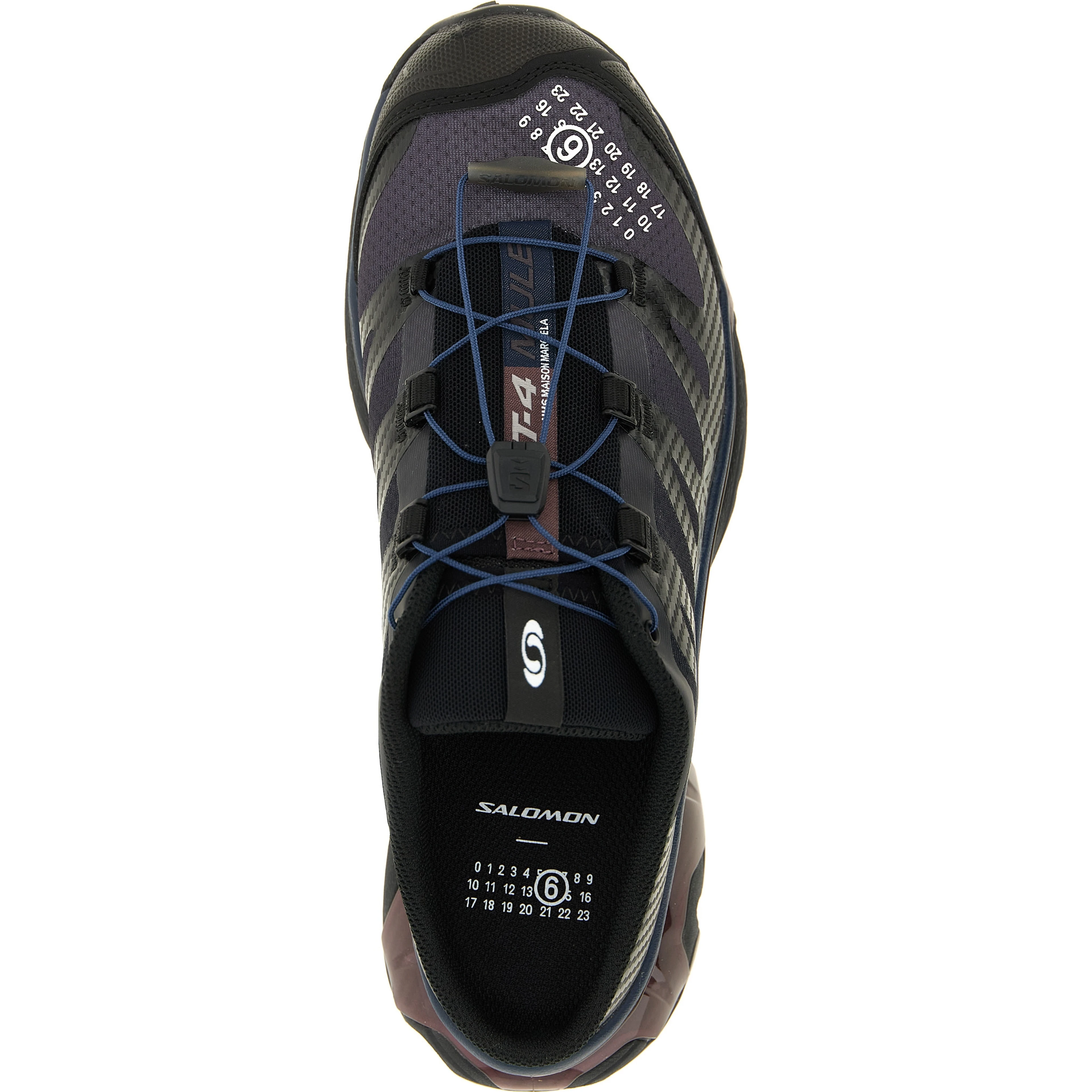 Black Polyester Athletic Sneakers