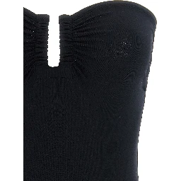 Black Polyamide One-Piece Swimsuit