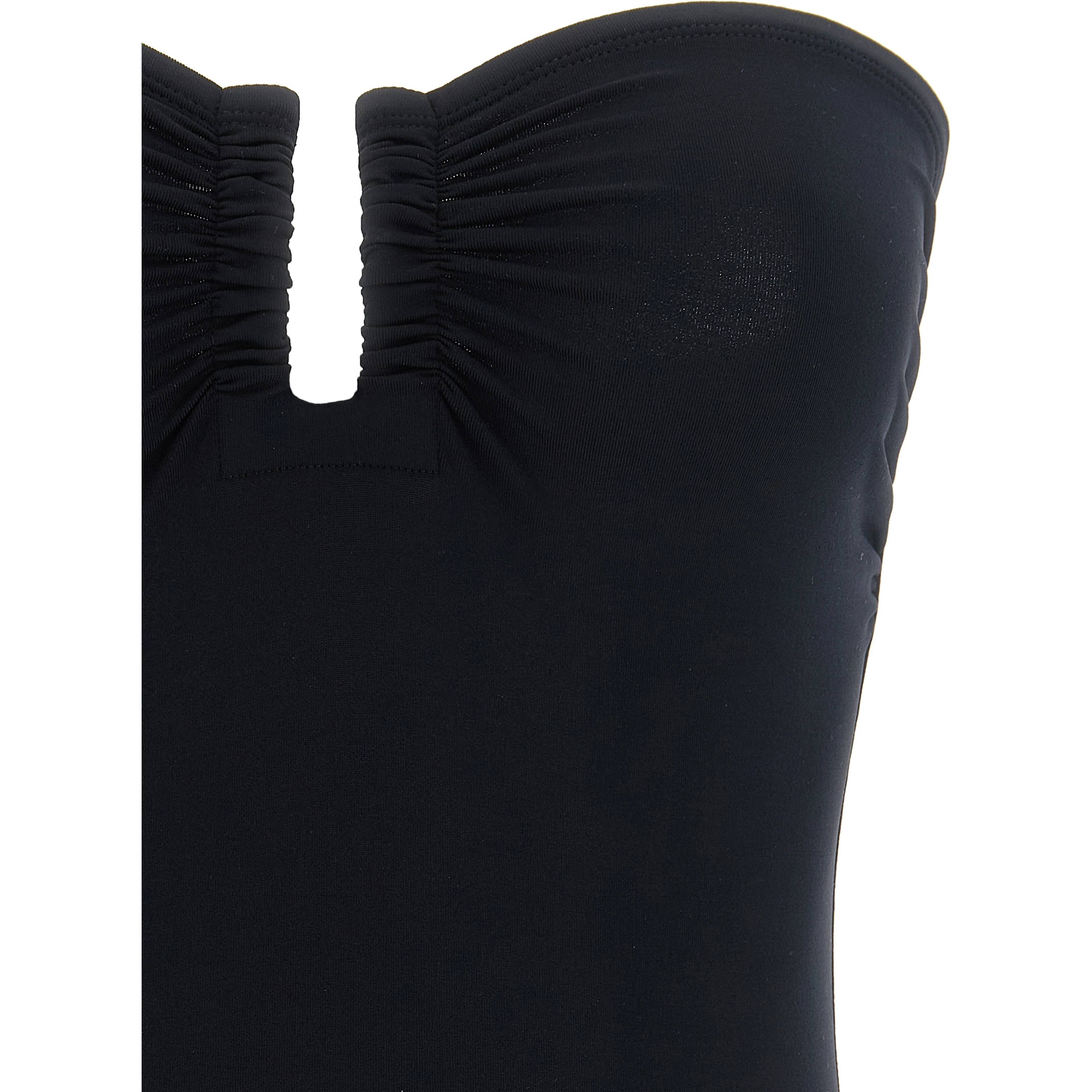 Black Polyamide One-Piece Swimsuit