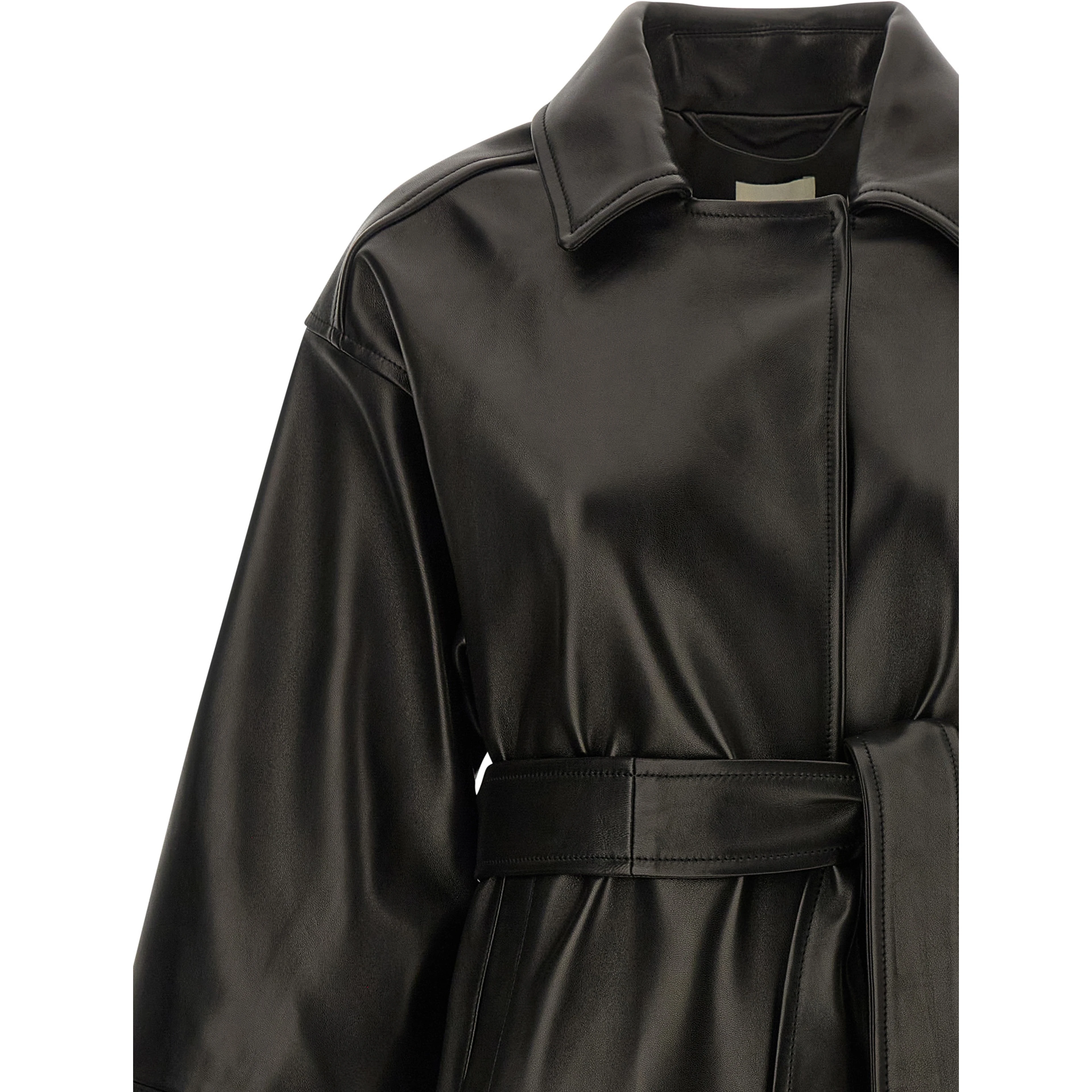 Black Lamb Leather Leather Jacket