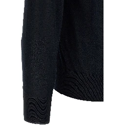 Blue Silk Cardigan